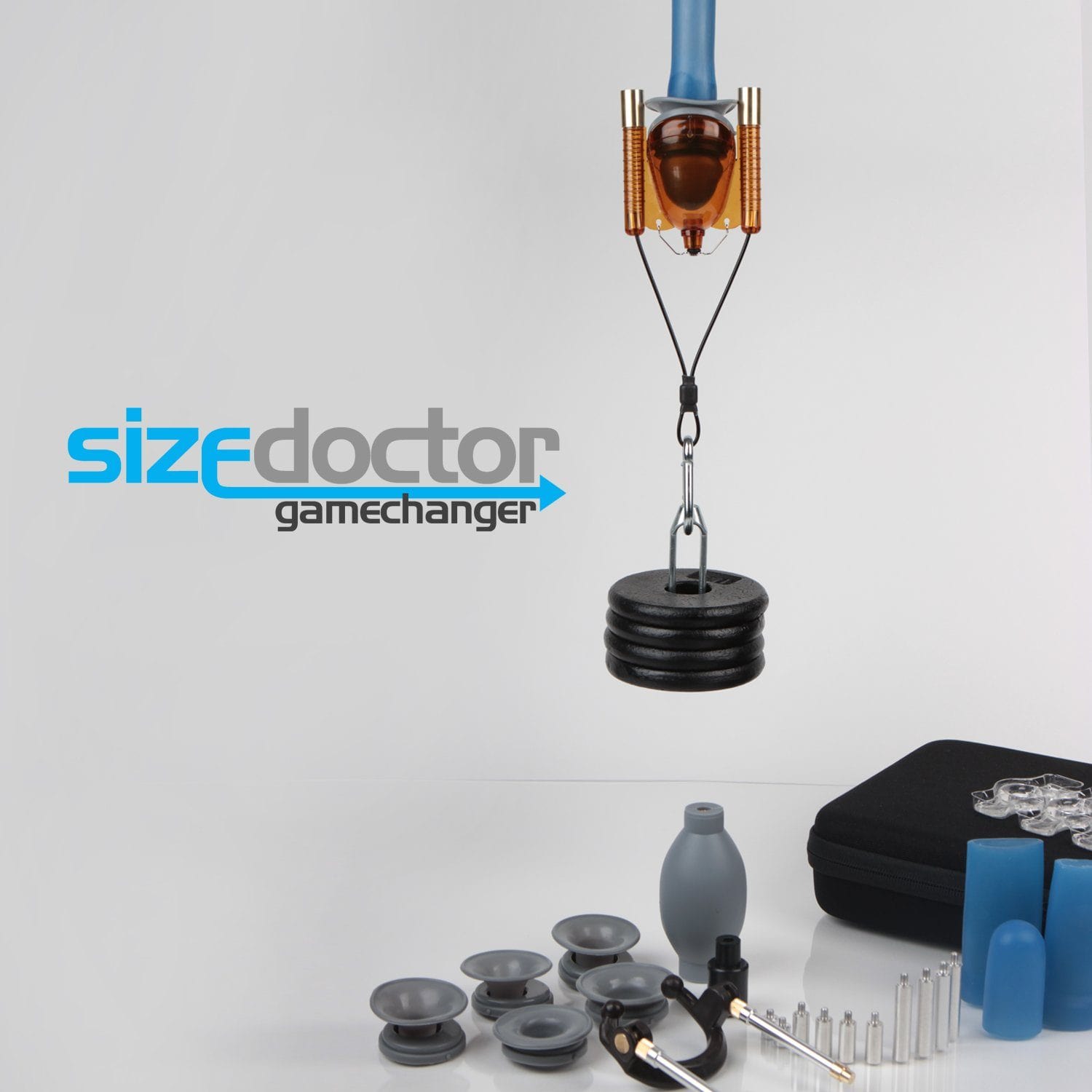 SizeDoctor GameChanger - Penis Vacuum Traction Stretcher - Weight Hanging