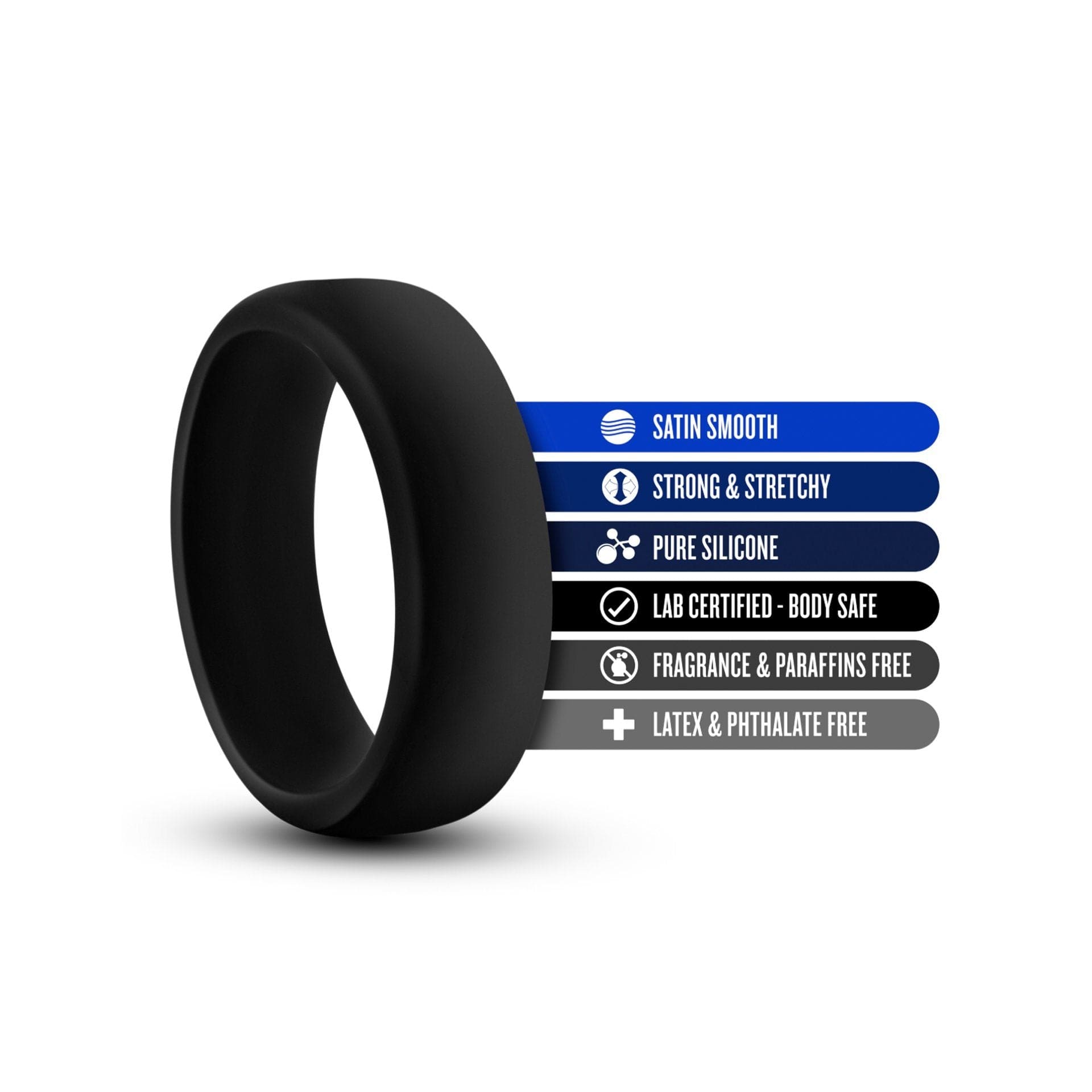 Cock Ring - Fat Tires -  Full Package Silicone Cock Rings