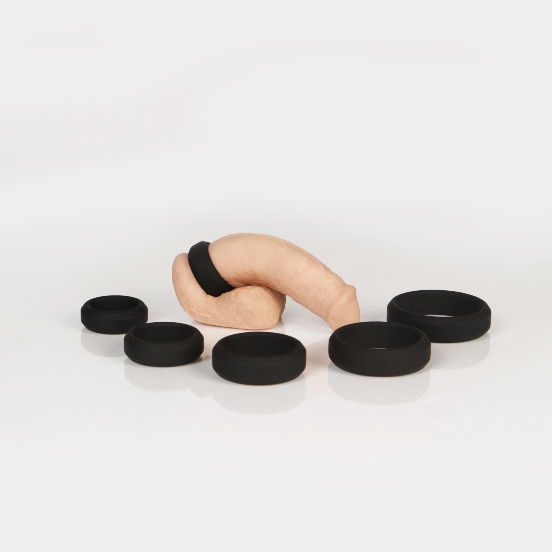 Cock Ring - Fat Tires -  Full Package Silicone Cock Rings
